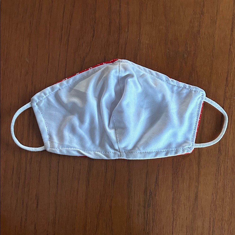 Supreme Red Patterned Face Mask - Picture 3 of 3